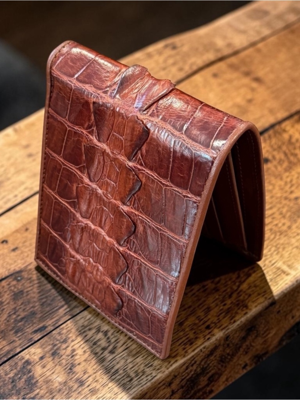 Authentic Crocodile Leather Wallet